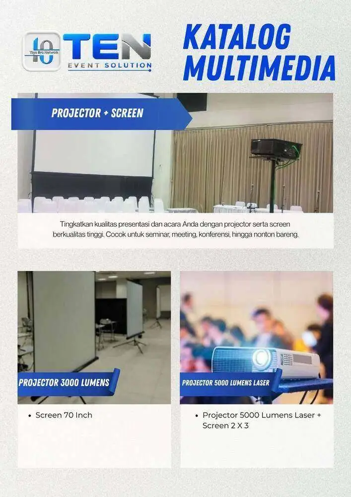 Sewa Projector Event Triziven Event Solutions